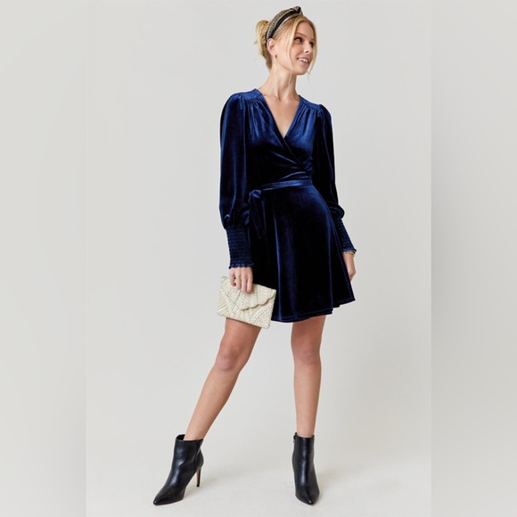 Urban Outfitters Dresses & Skirts - Urban Outfitters Velvet Surplice Playsuit
Size XS